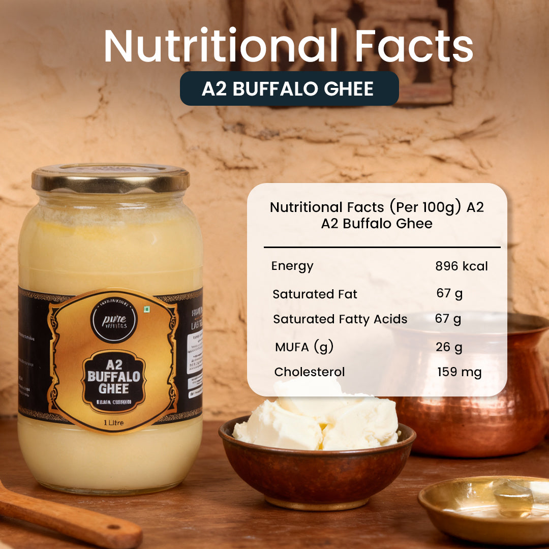 A2 Buffalo Desi Ghee - Bilona Churned