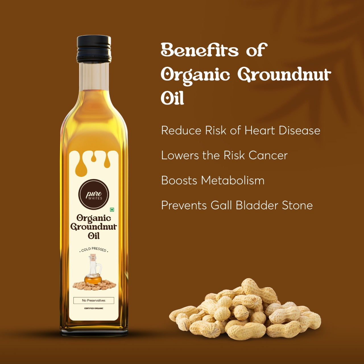 A2 Bilona Ghee (1000ml) + Groundnut Oil (1L)