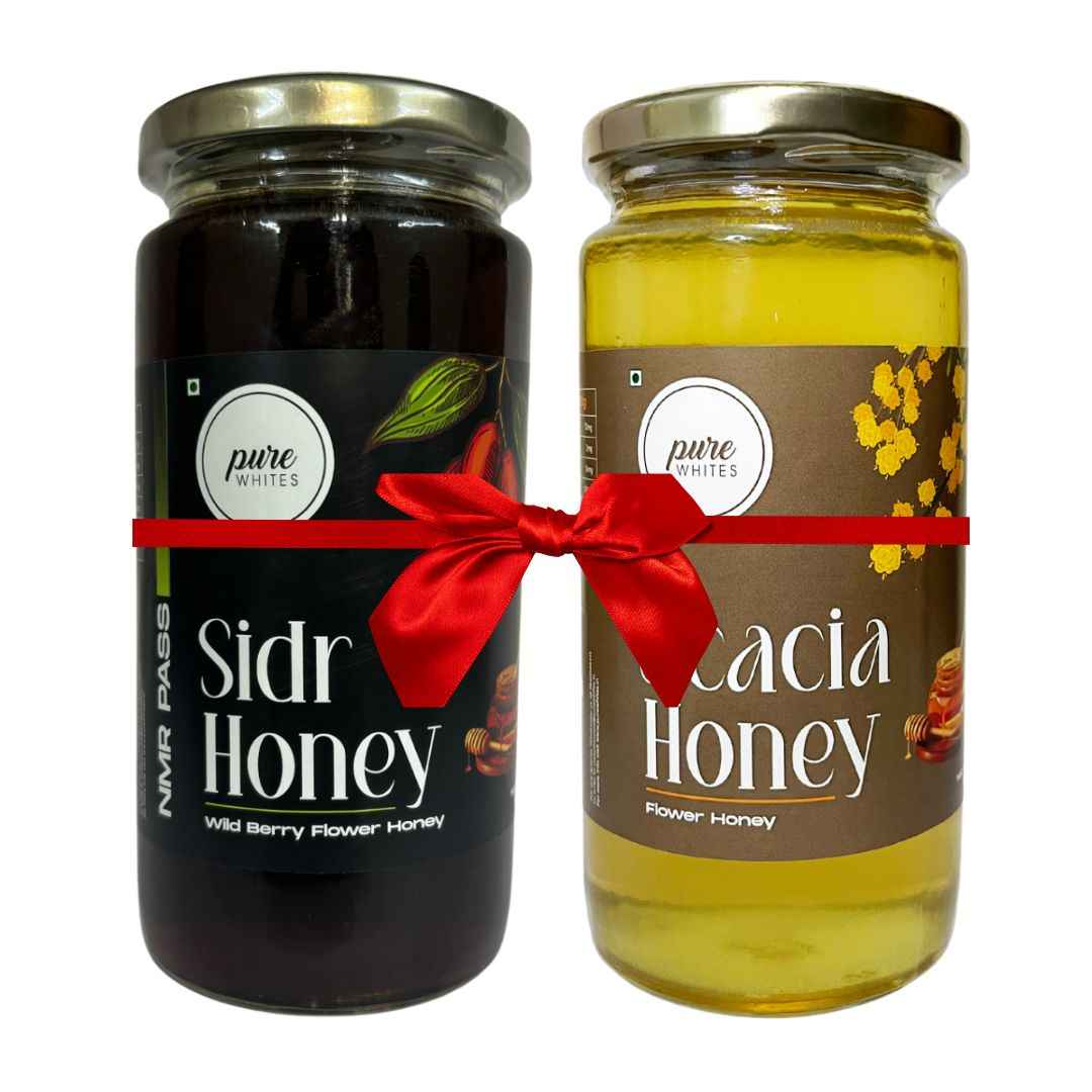Limited Edition Honey Combo Pack Of 2 (Acacia & Sidr), 1kg