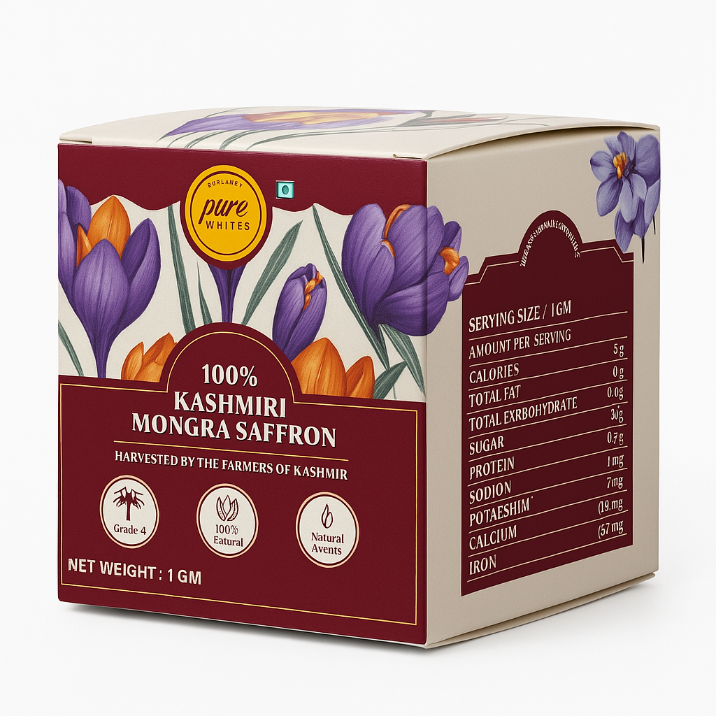 Pure Kashmiri Mongra Saffron - Handpicked, Grade A++ Kesar | 100% Authentic & Lab-Tested