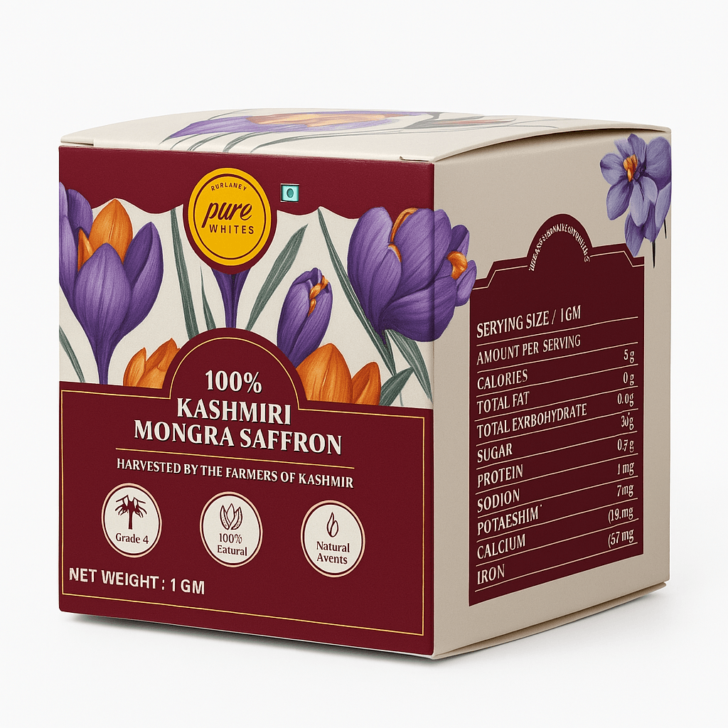 Pure Kashmiri Mongra Saffron - Handpicked, Grade A++ Kesar | 100% Authentic & Lab-Tested