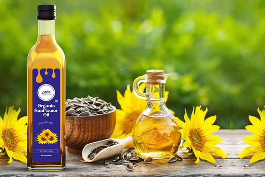 Cold Pressed Sunflower Oil & Its Benefits - Pure Whites