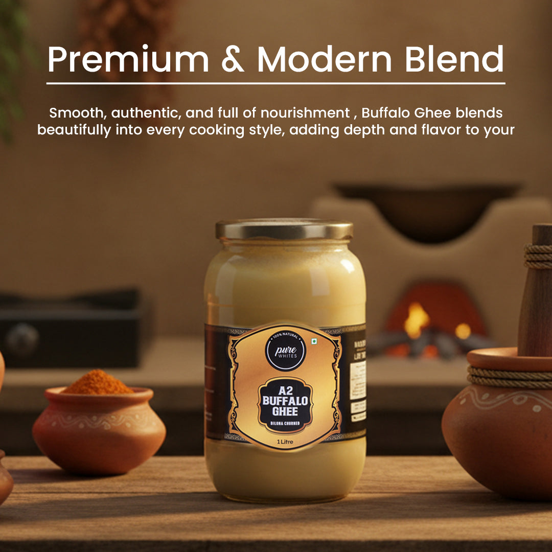 A2 Buffalo Desi Ghee - Bilona Churned