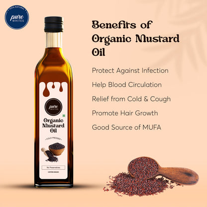 A2 Bilona Ghee (500ml) + Mustard Oil (1L)