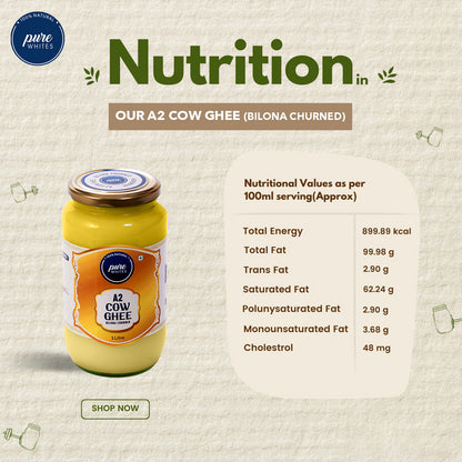 A2 Bilona Ghee (1000ml) + A2 Vedic Ghee (500ml)