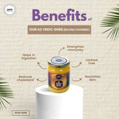 A2 Bilona Ghee (500ml) + A2 Vedic Ghee (500ml)