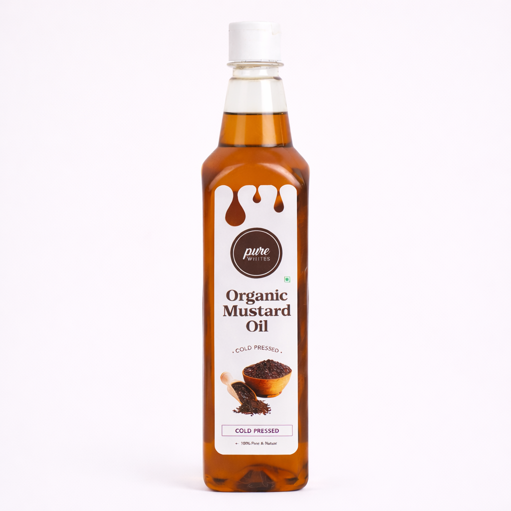 Cold-Pressed Mustard Seed Oil (Certified Organic), 1L