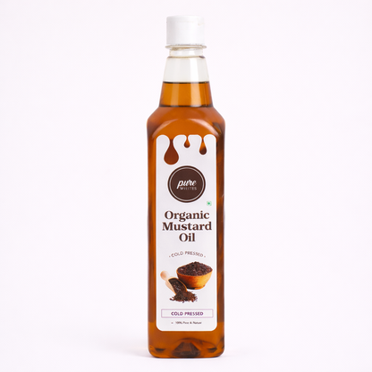 Cold-Pressed Mustard Seed Oil (Certified Organic), 1L
