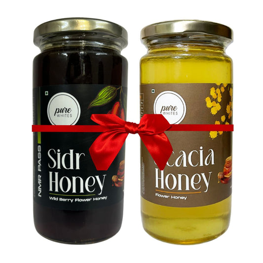 Limited Edition Honey Combo Pack Of 2 (Acacia & Sidr), 1kg