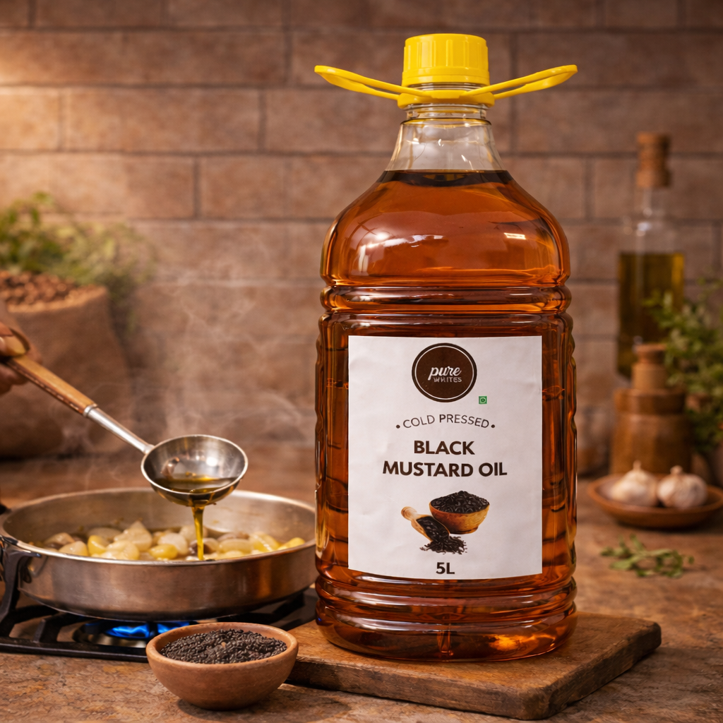 Cold-Pressed Mustard Seed Oil (Certified Organic), 1L
