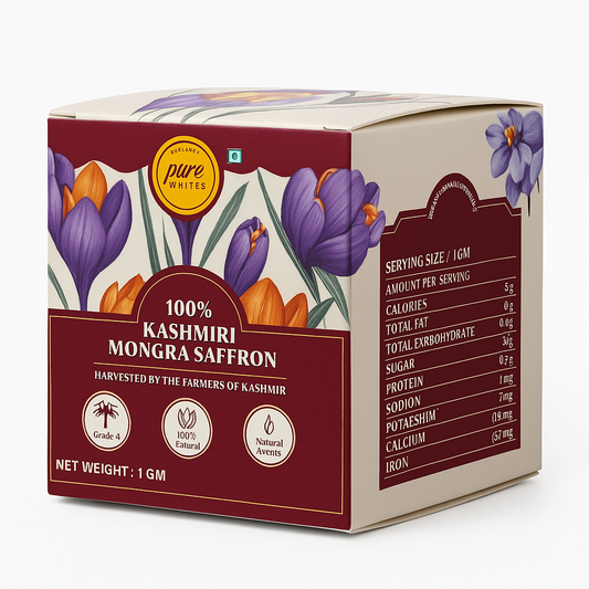 Pure Kashmiri Mongra Saffron - Handpicked, Grade A++ Kesar | 100% Authentic & Lab-Tested