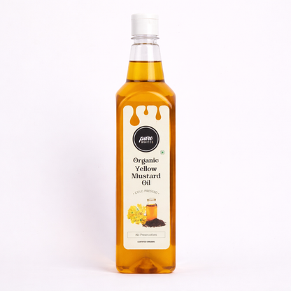 Cold-Pressed Mustard Seed Oil (Certified Organic), 1L