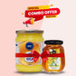 A2 Bilona Ghee (500ml) + Acacia Honey (250g)