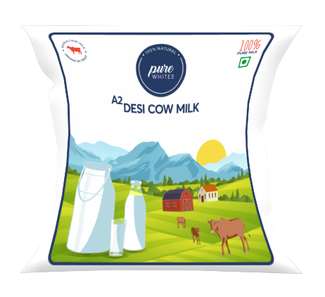 Desi Cow Milk (500ml)